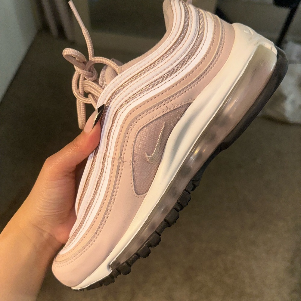 Nike Women's Air Max 97 in Pink and White